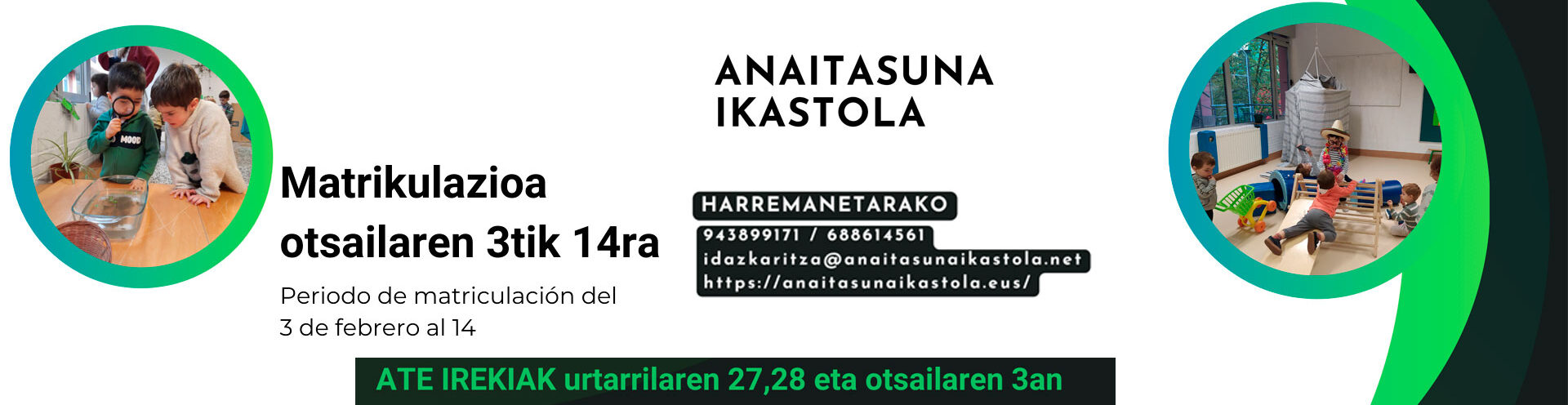 Anaitasuna_ikastola matrikulazioa